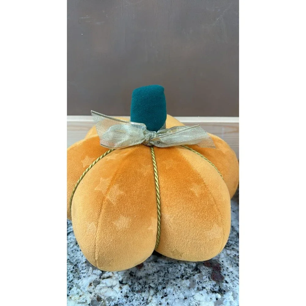 Set of 2 Hallmark Plush Pumpkins